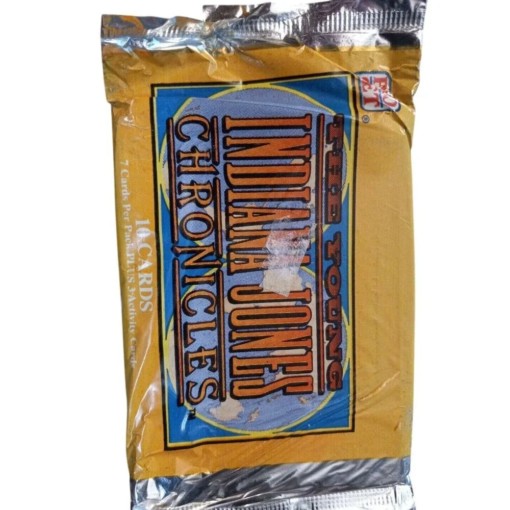 1992 The Young Indiana Jones Chronicles Trading Card Sealed unopened 7 Packs